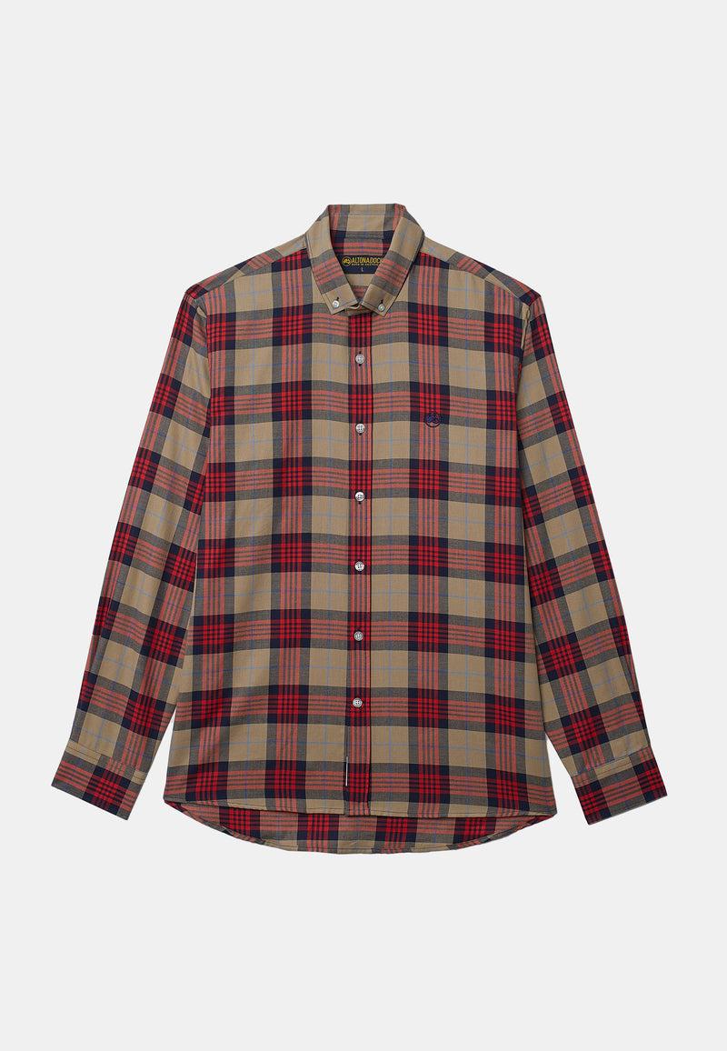 Altonadock Camisa Cuadros Marrón Precio ultrabajo