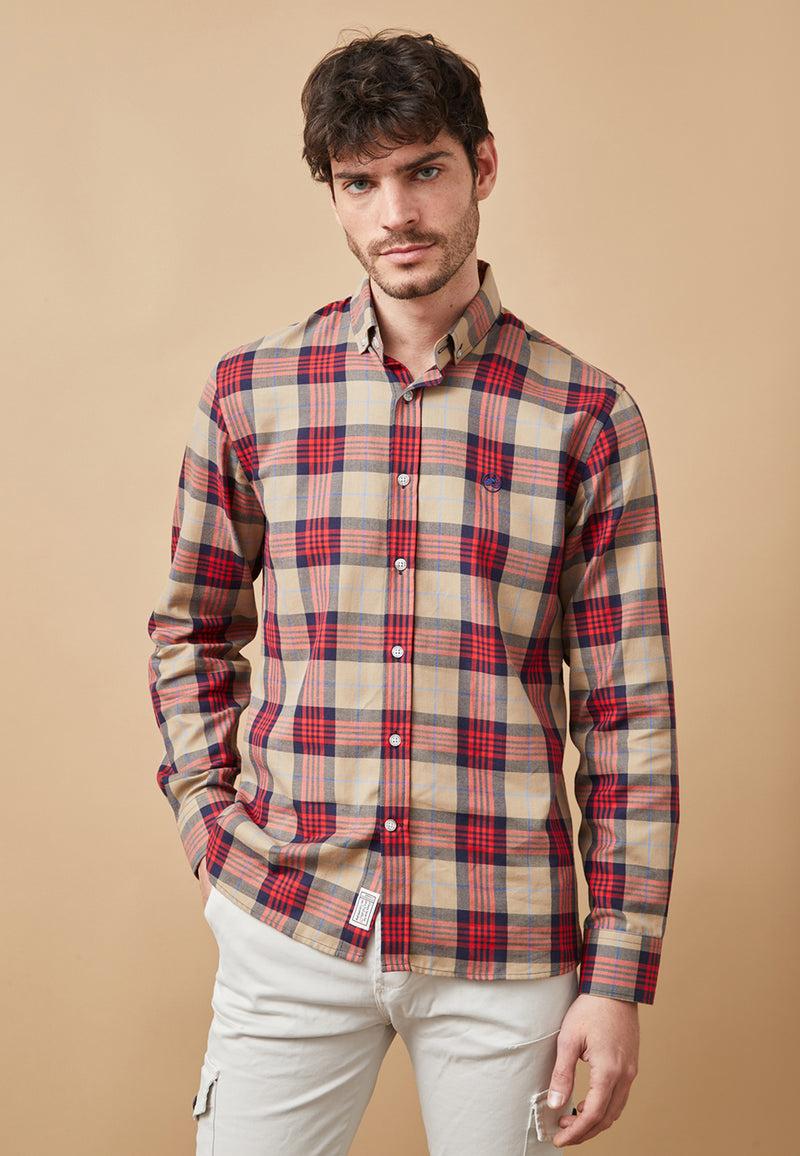 Altonadock Camisa Cuadros Marrón Precio ultrabajo
