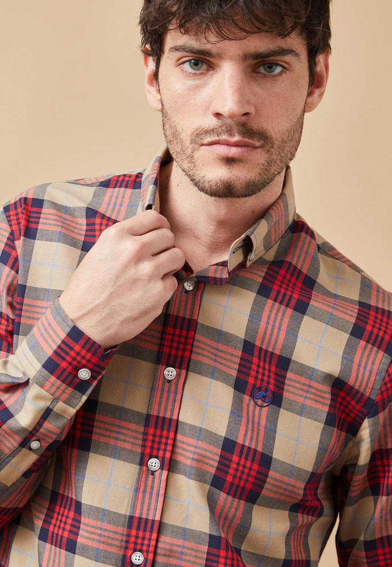 Altonadock Camisa Cuadros Marrón Precio ultrabajo