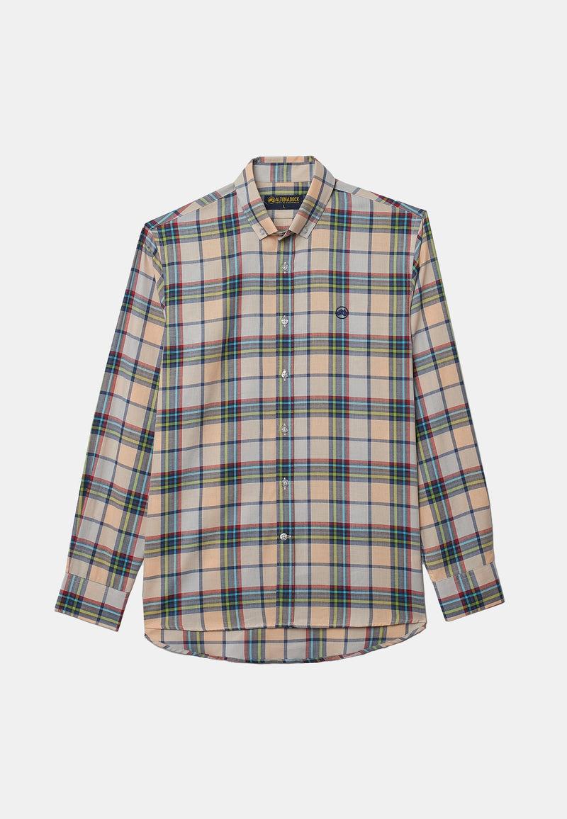 Altonadock Camisa Cuadros Beige En línea