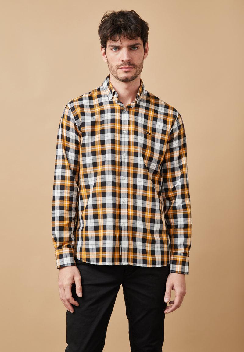 Altonadock Camisa Cuadros Amarillo Outlet online