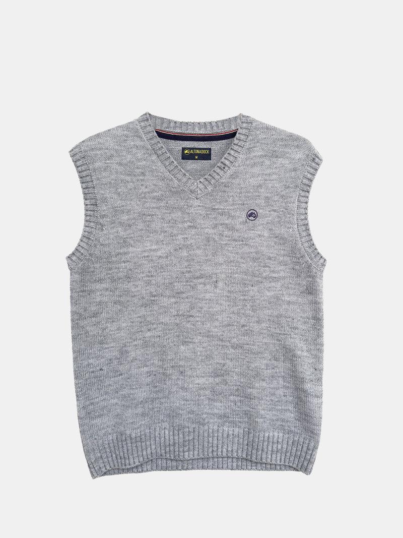 Altonadock Chaleco Punto Gris Tienda de fábrica
