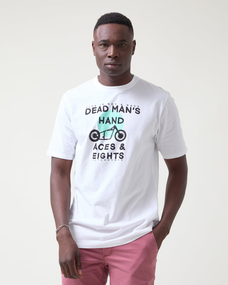 Altonadock Camiseta Cafe Racer Blanca Oferta especial