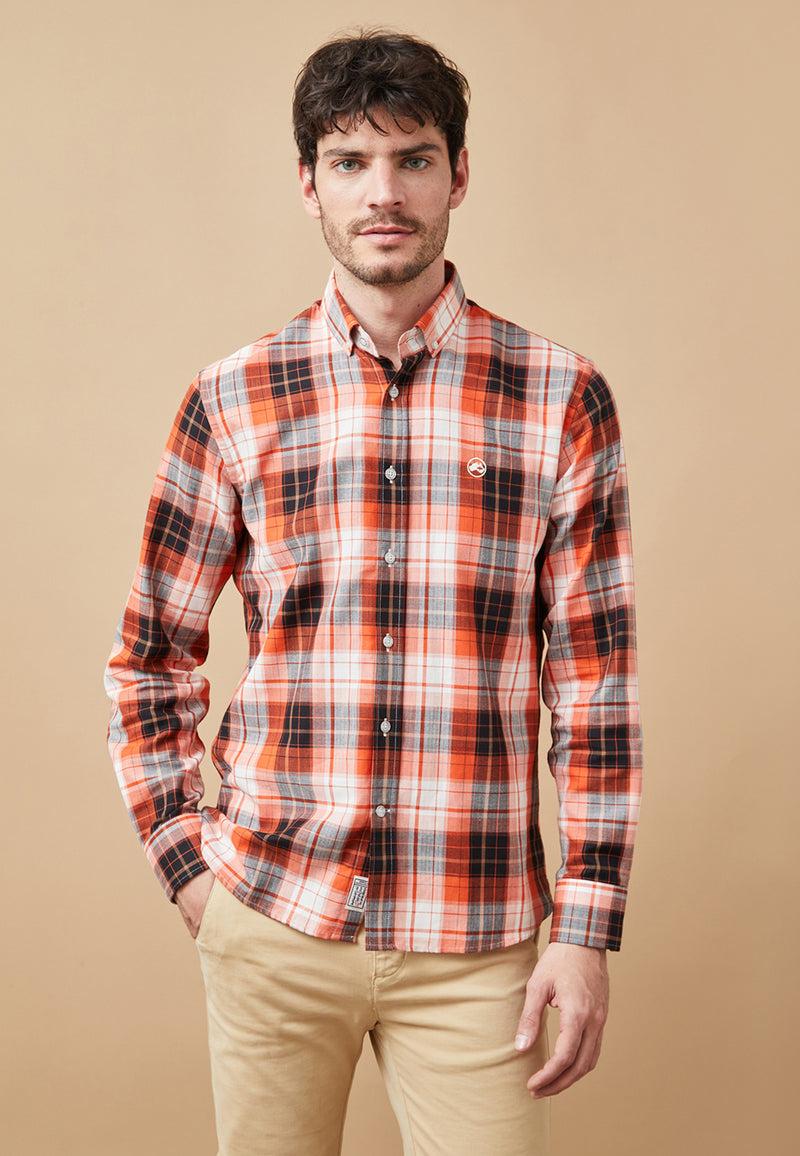 Altonadock Camisa Cuadros Naranja Envío internacional gratuito