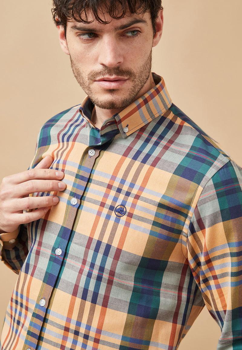 Altonadock Camisa Cuadros Mostaza Limitado a 3 días