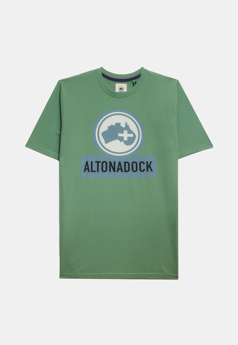 Altonadock Camiseta Brand Verde Precios de Black Friday