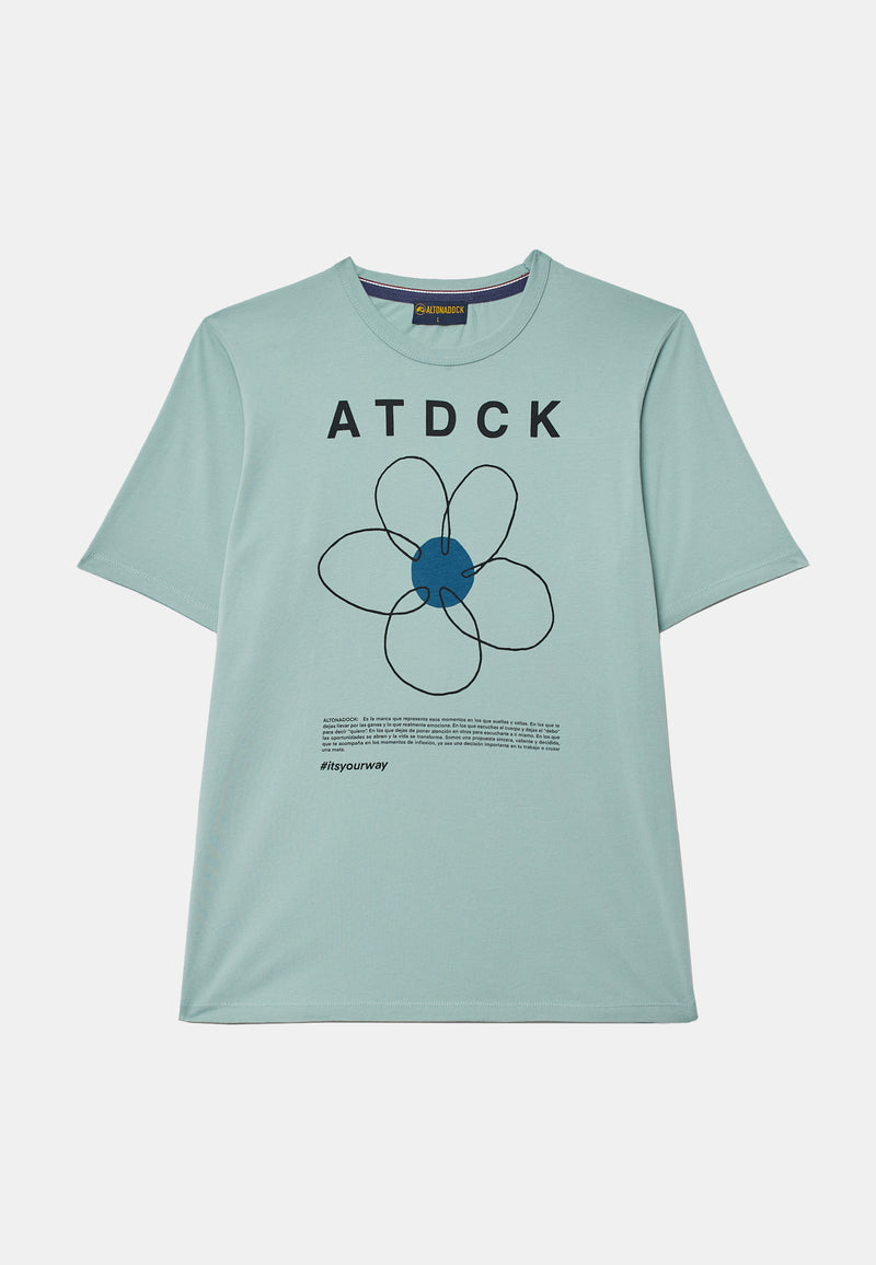 Altonadock Camiseta Flor Blue Surf Ofertas