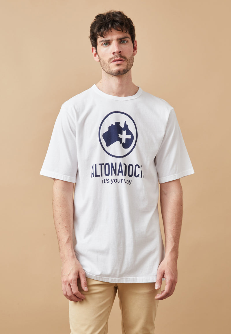 Altonadock Camiseta Brand White Gran oferta