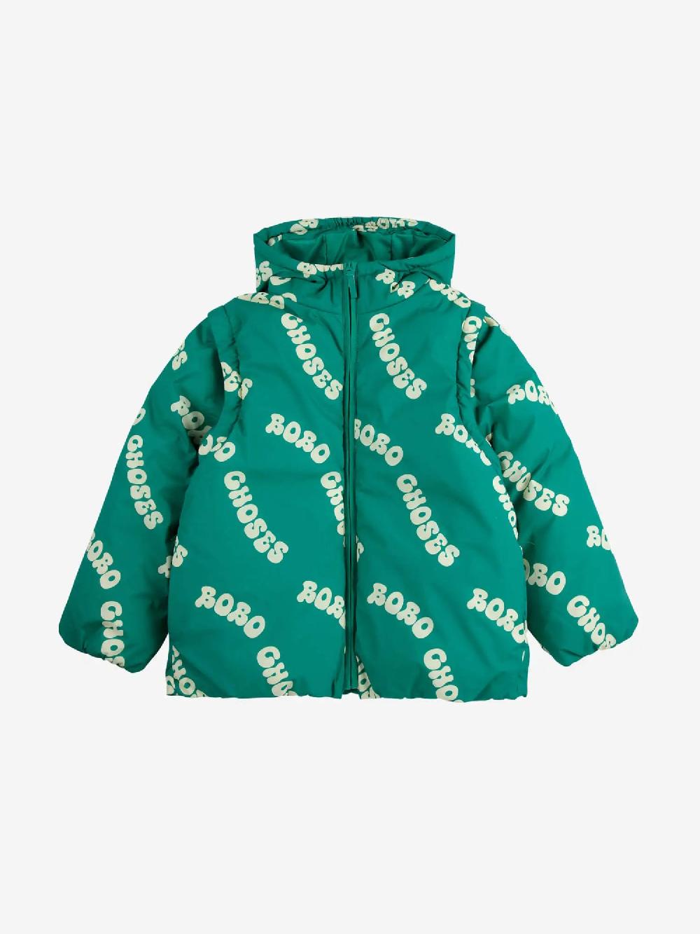 Bobo choses Wavy Bobo Choses all over light padded anorak Superdescuento