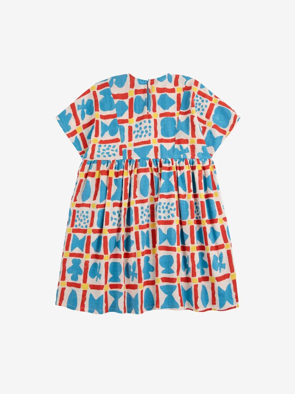 Bobo choses Gemetric Game all over woven dress Libre de impuestos