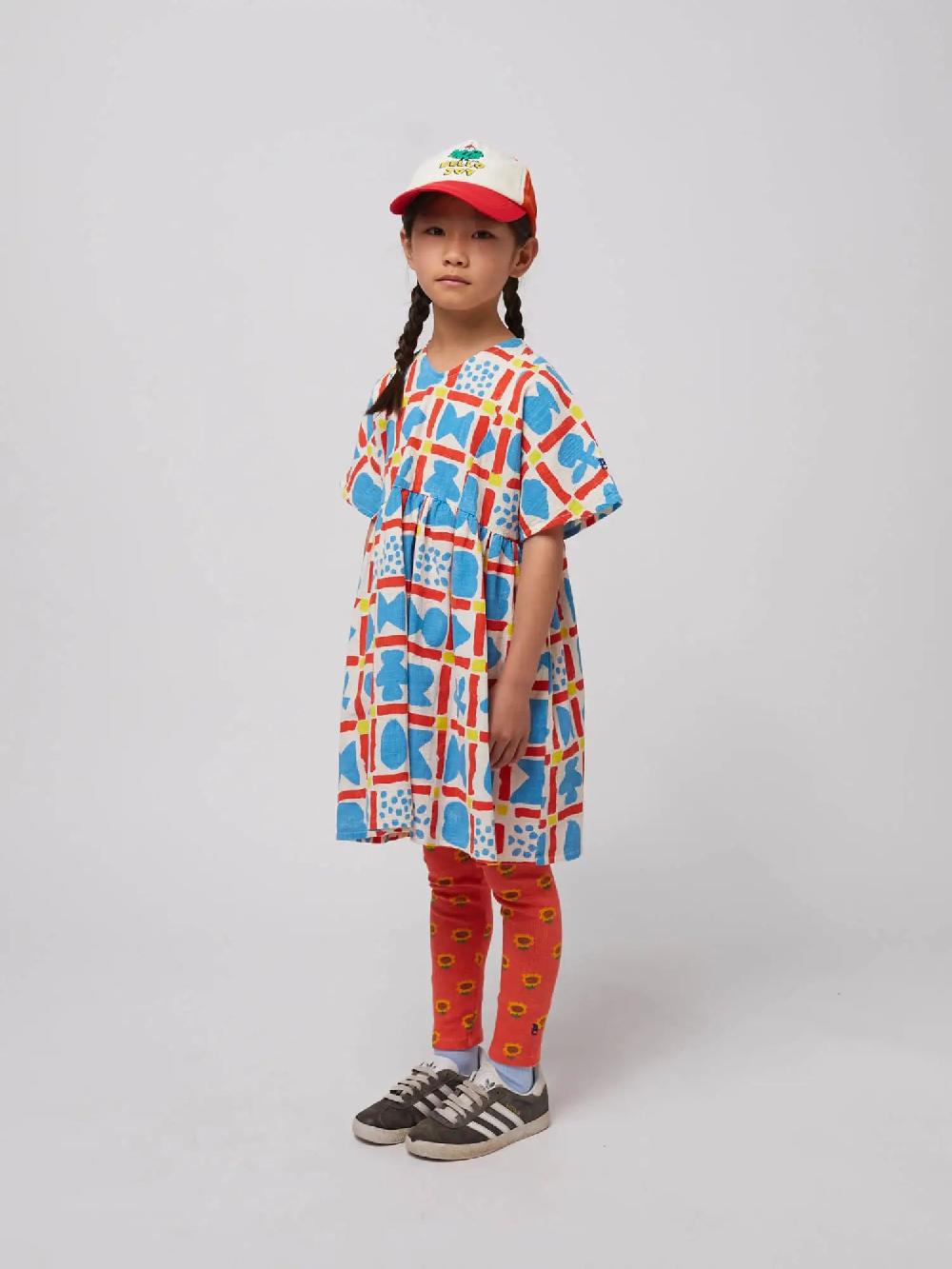 Bobo choses Gemetric Game all over woven dress Libre de impuestos