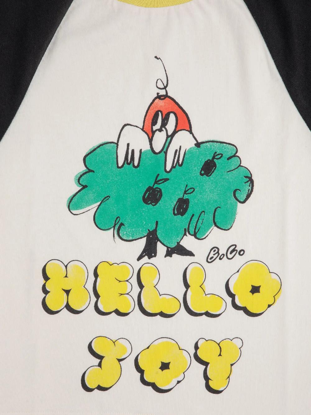 Bobo choses Hello Joy ranglan sleeves T-shirt Descuento por venta flash