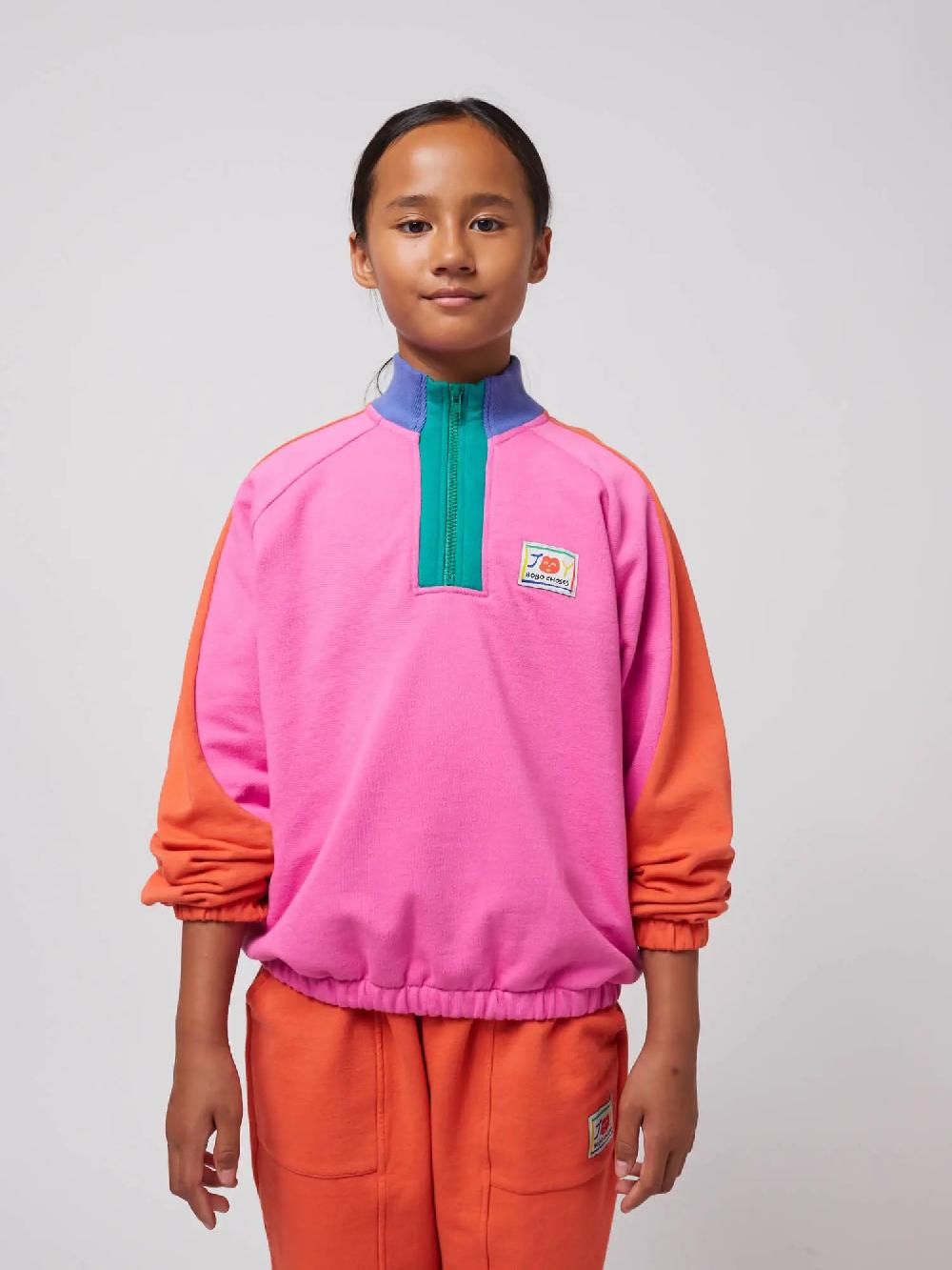 Bobo choses Smiling color block sweatshirt Ofertas especiales