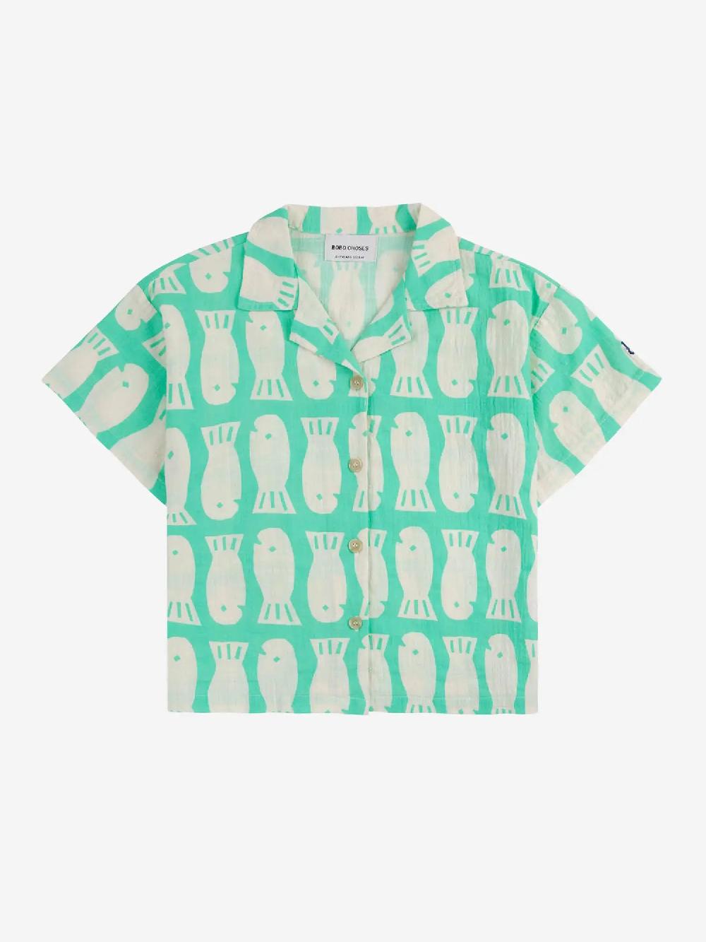 Bobo choses Lucky Fish all over woven shirt Outlet online