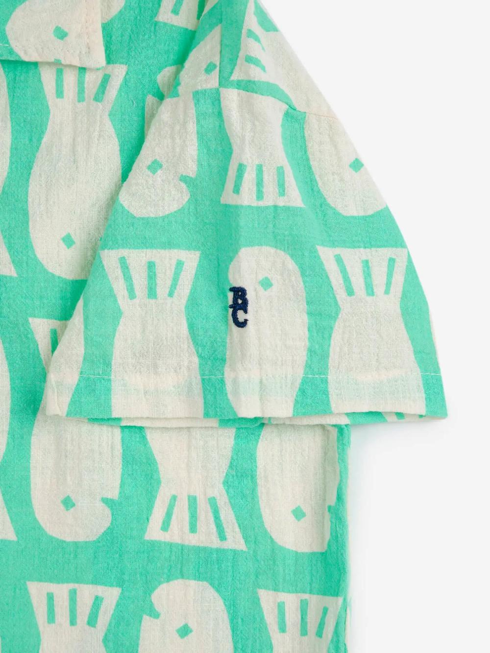 Bobo choses Lucky Fish all over woven shirt Outlet online