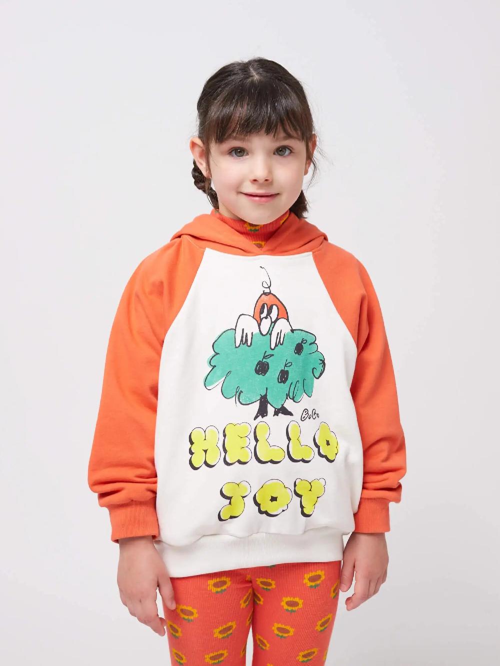 Bobo choses Hello Joy ranglan sleeves hoodie Ventas relámpago