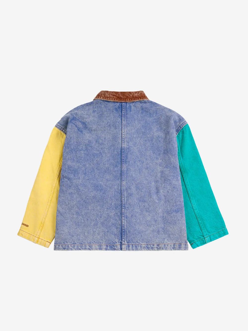 Bobo choses Color block denim jacket Mejor oferta