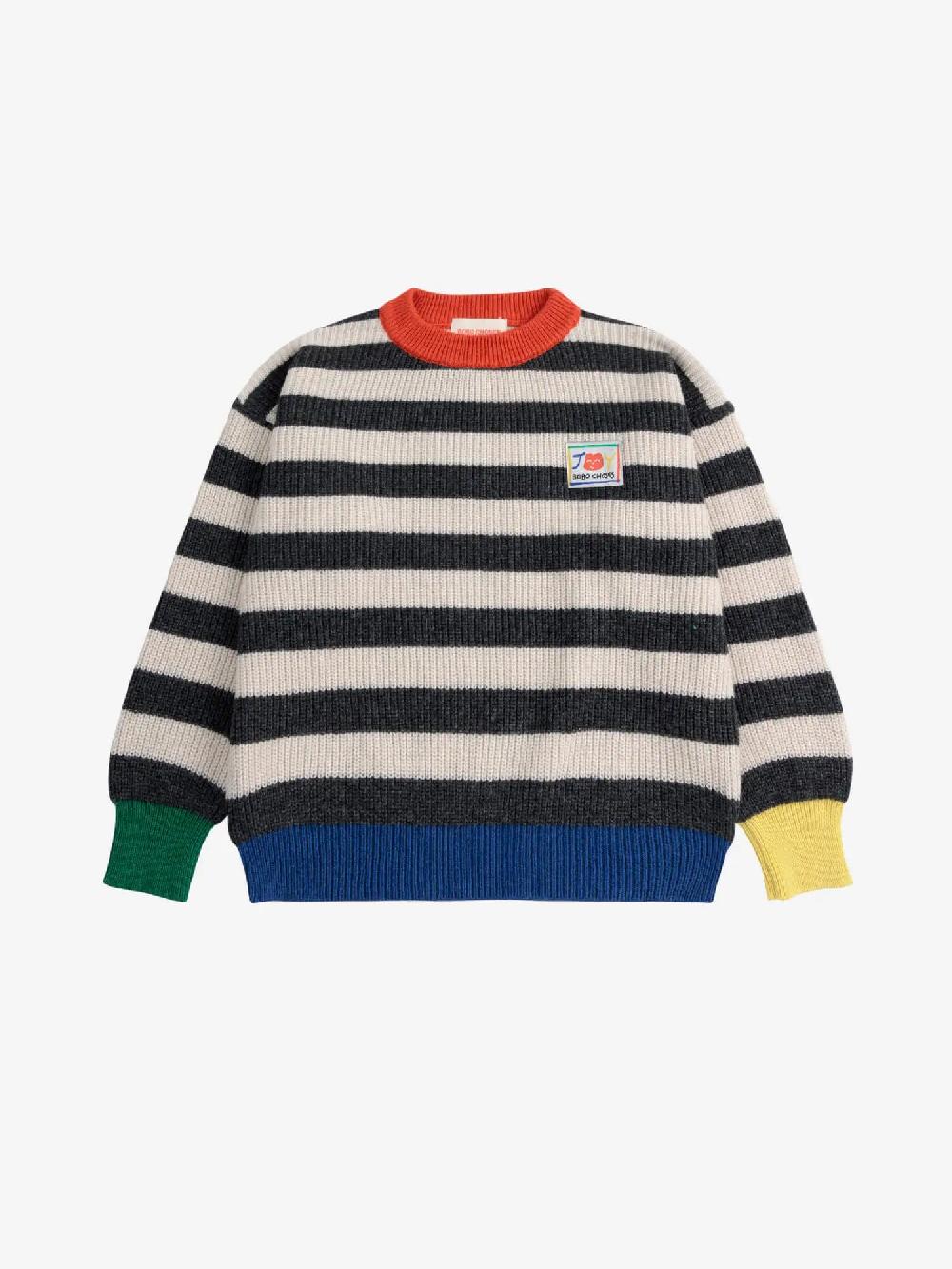 Bobo choses Smiling stripes jumper Oferta especial