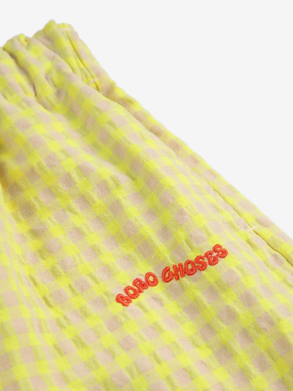 Bobo choses Vichy woven pants Solo hoy