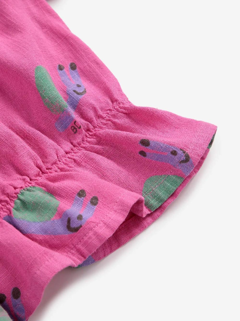 Bobo choses Funny Snail all over woven blouse Precios de Black Friday