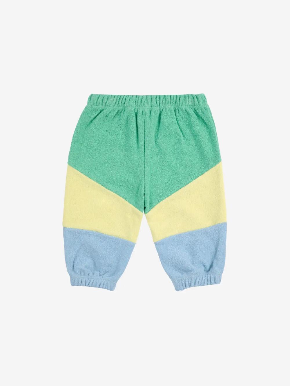 Bobo choses Green color block jogging pants Ofertas de temporada