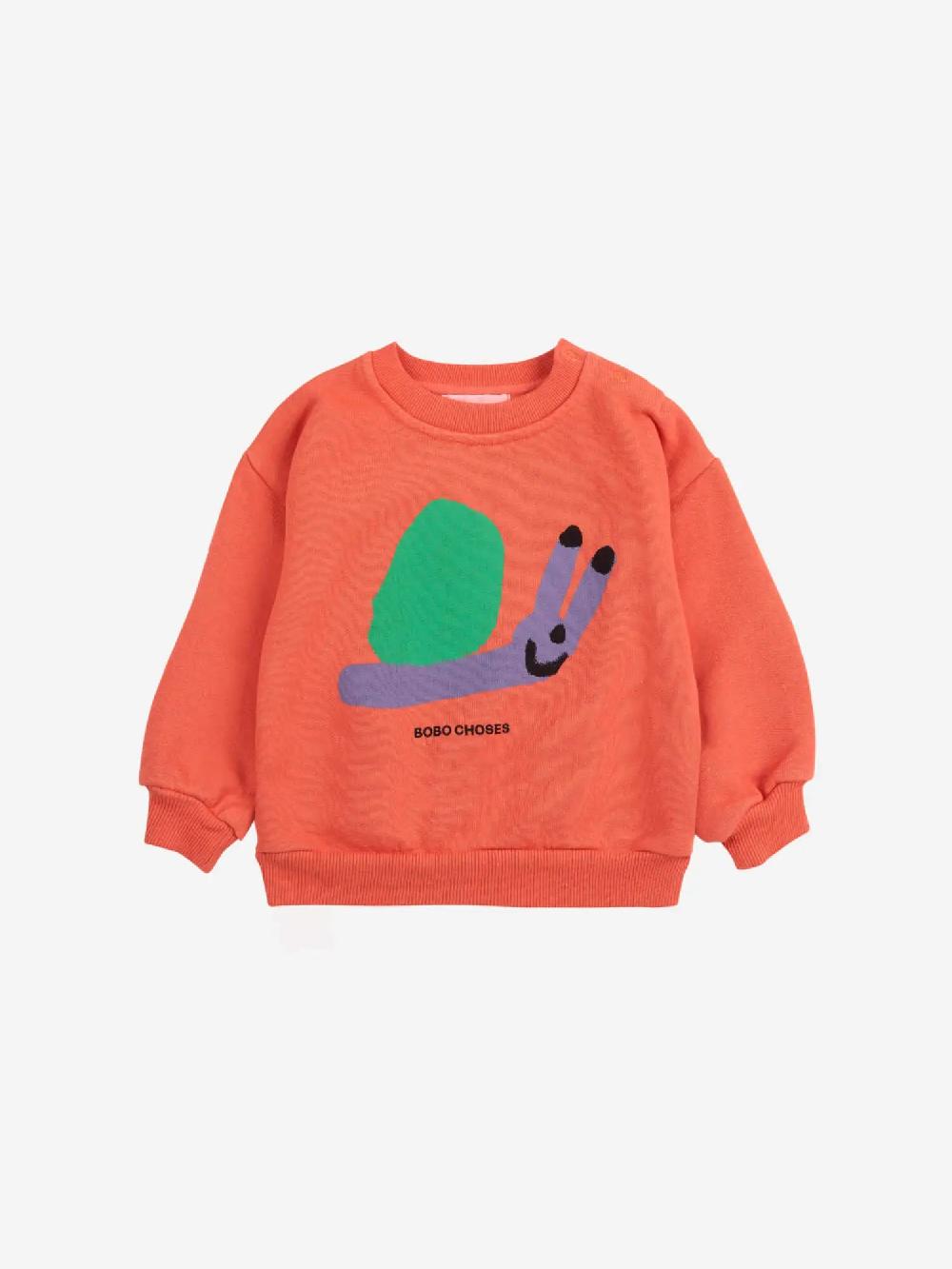 Bobo choses Funny snail sweatshirt Rebajas de fin de temporada