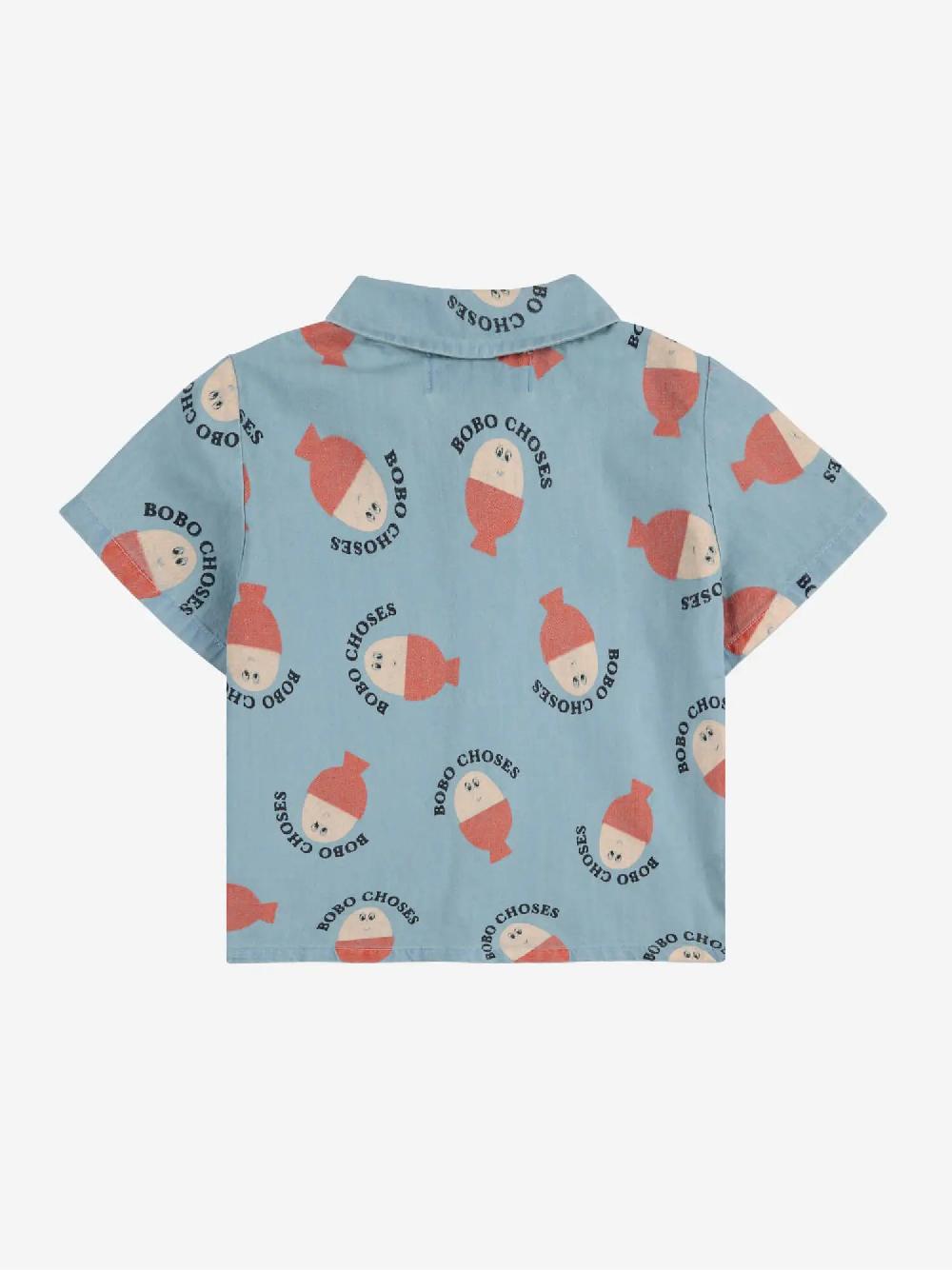 Bobo choses Morning Egg all over denim shirt En oferta