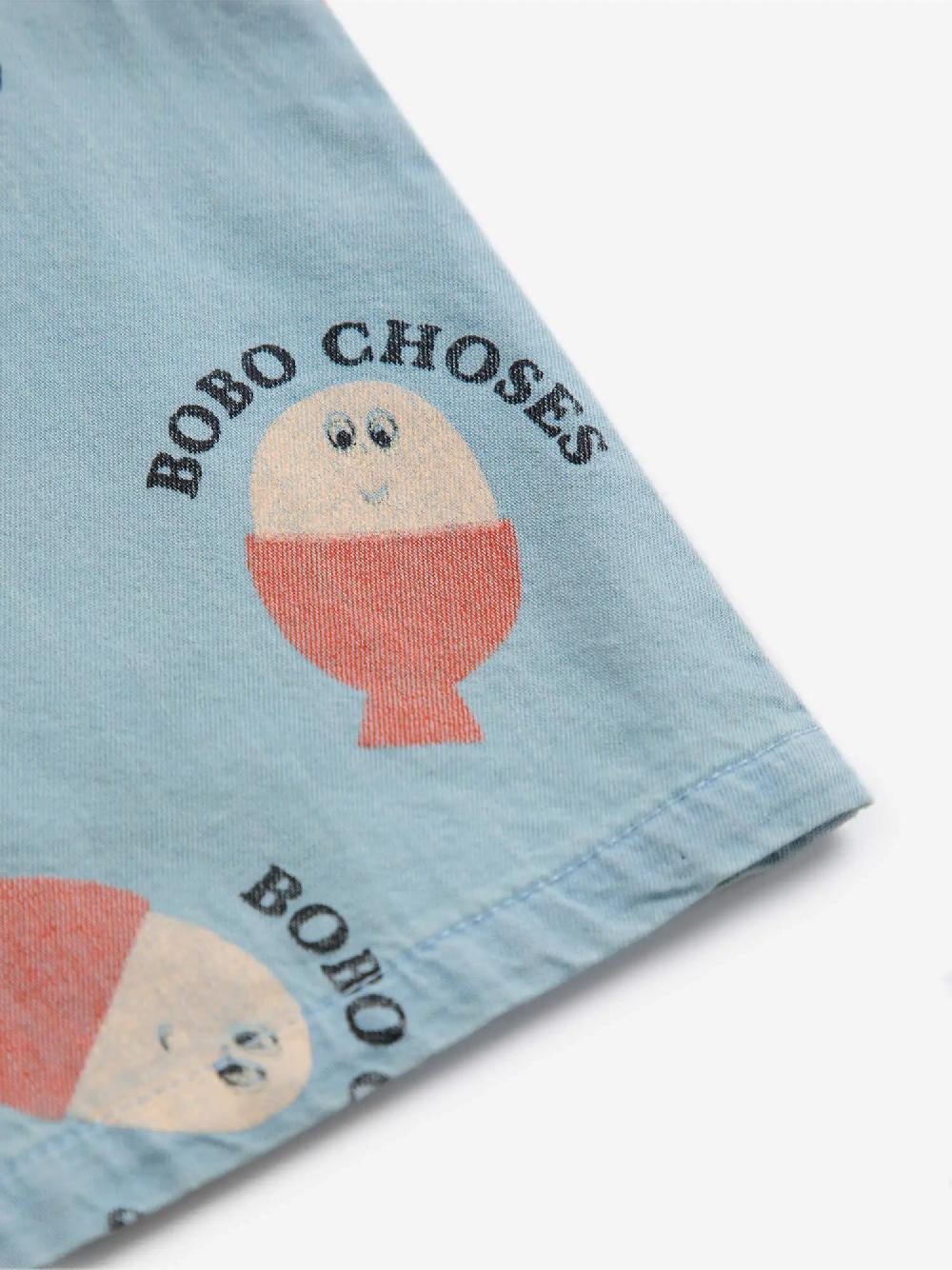 Bobo choses Morning Egg all over denim shirt En oferta