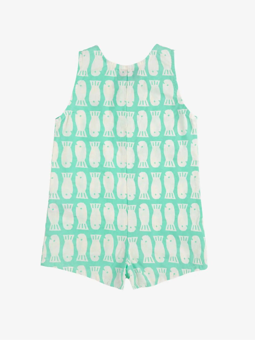 Bobo choses Lucky Fish all over woven playsuit Rebajas baratas