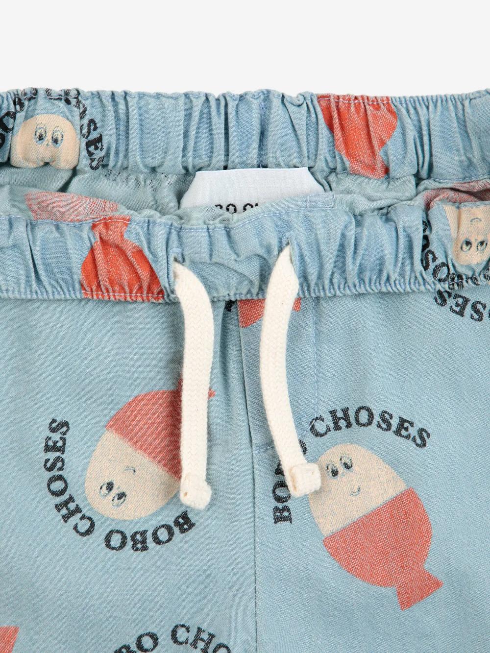 Bobo choses Morning Egg all over denim shorts Liquidación