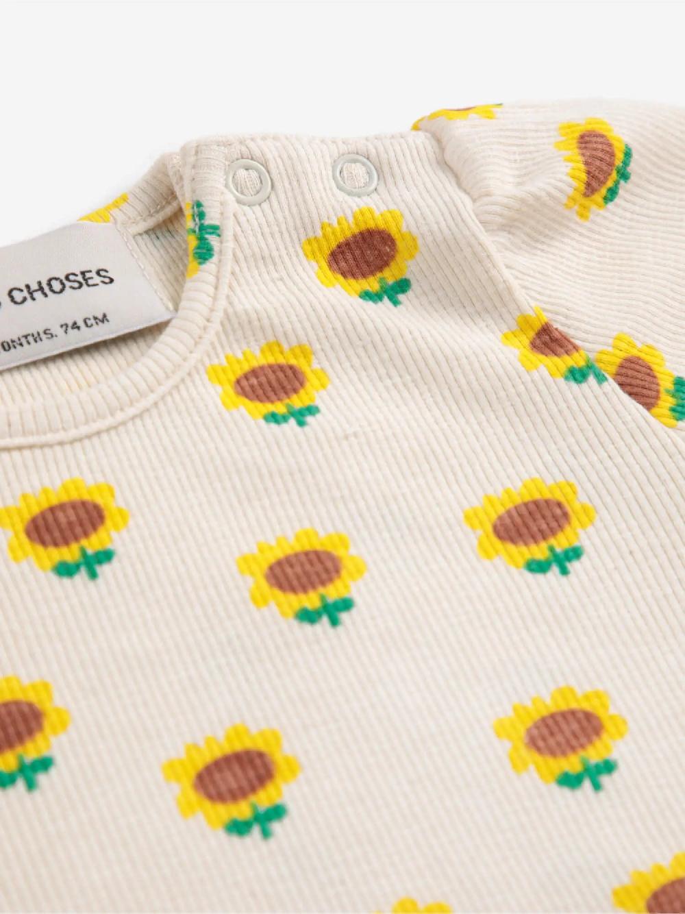 Bobo choses Sunflower all over balloon sleeve T-Shirt ÚLTIMAS EDICIONES