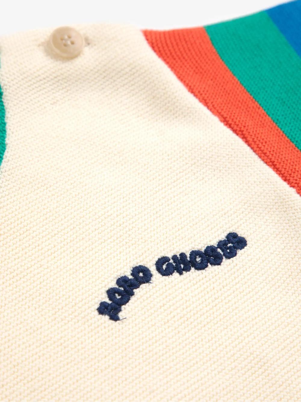 Bobo choses Color block knitted T-shirt Últimos 2 días