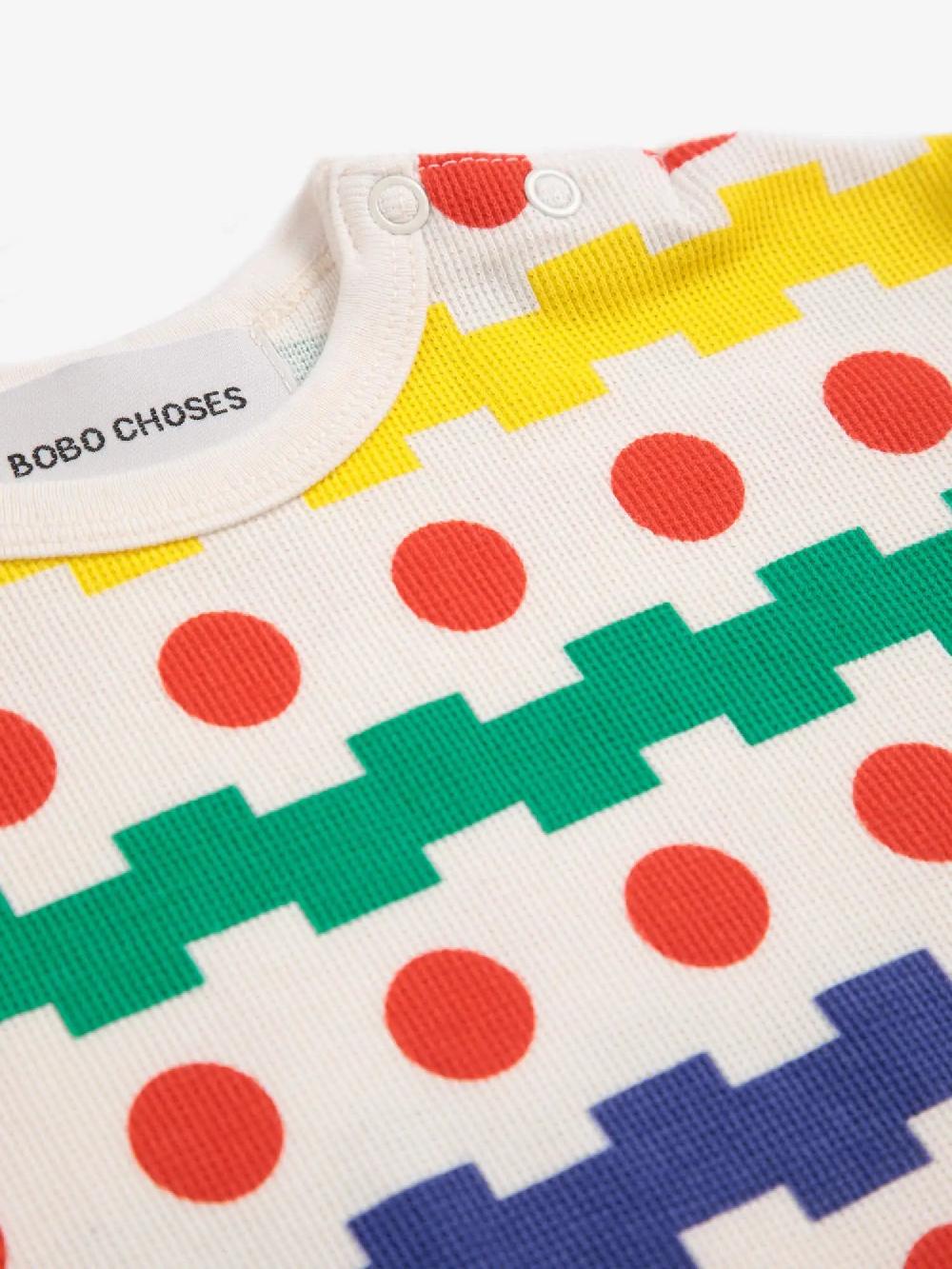 Bobo choses Geometric all over waffle T-shirt Último día