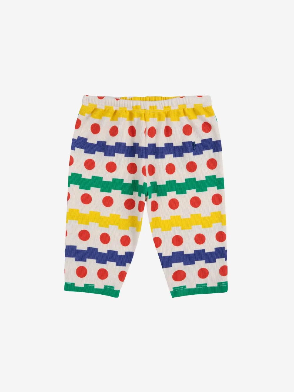 Bobo choses Geometrical all over waffle pants Precio de fábrica