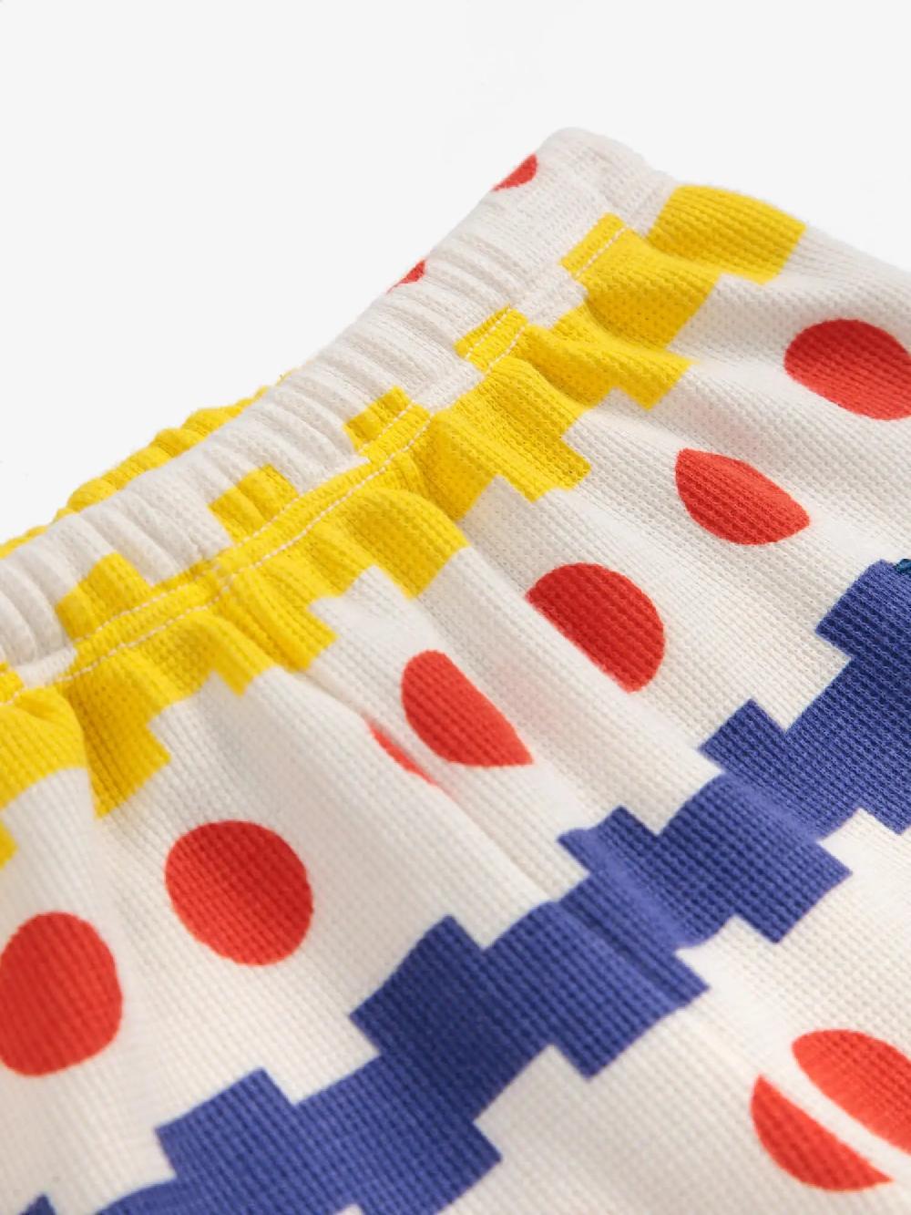 Bobo choses Geometrical all over waffle pants Precio de fábrica