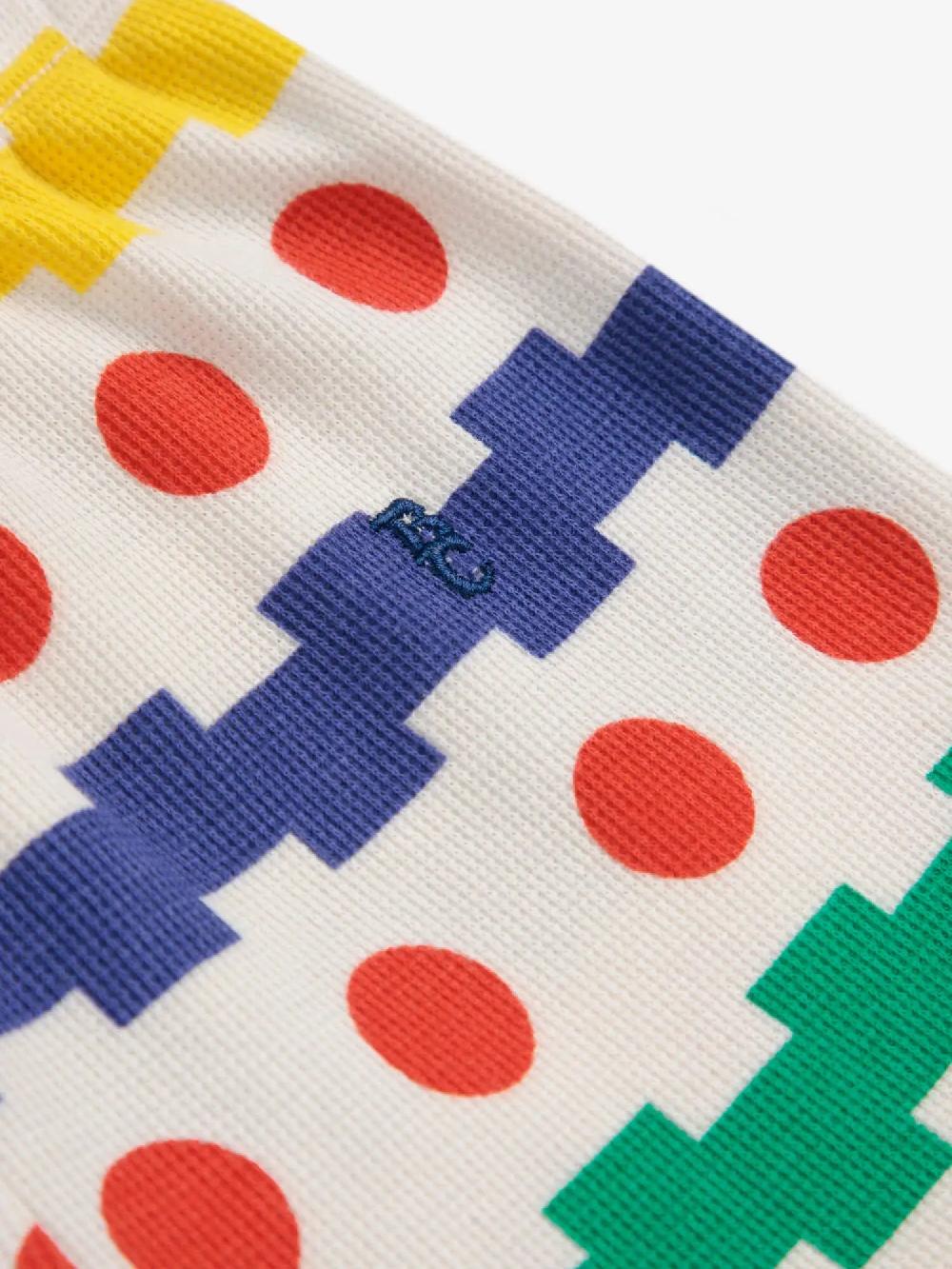 Bobo choses Geometrical all over waffle pants Precio de fábrica