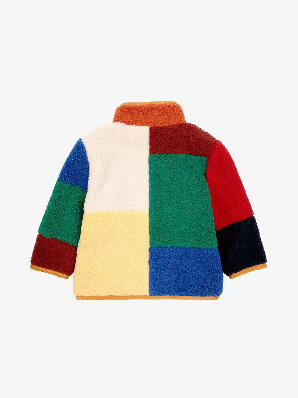 Bobo choses color block sheepskin jacket Mejor oferta
