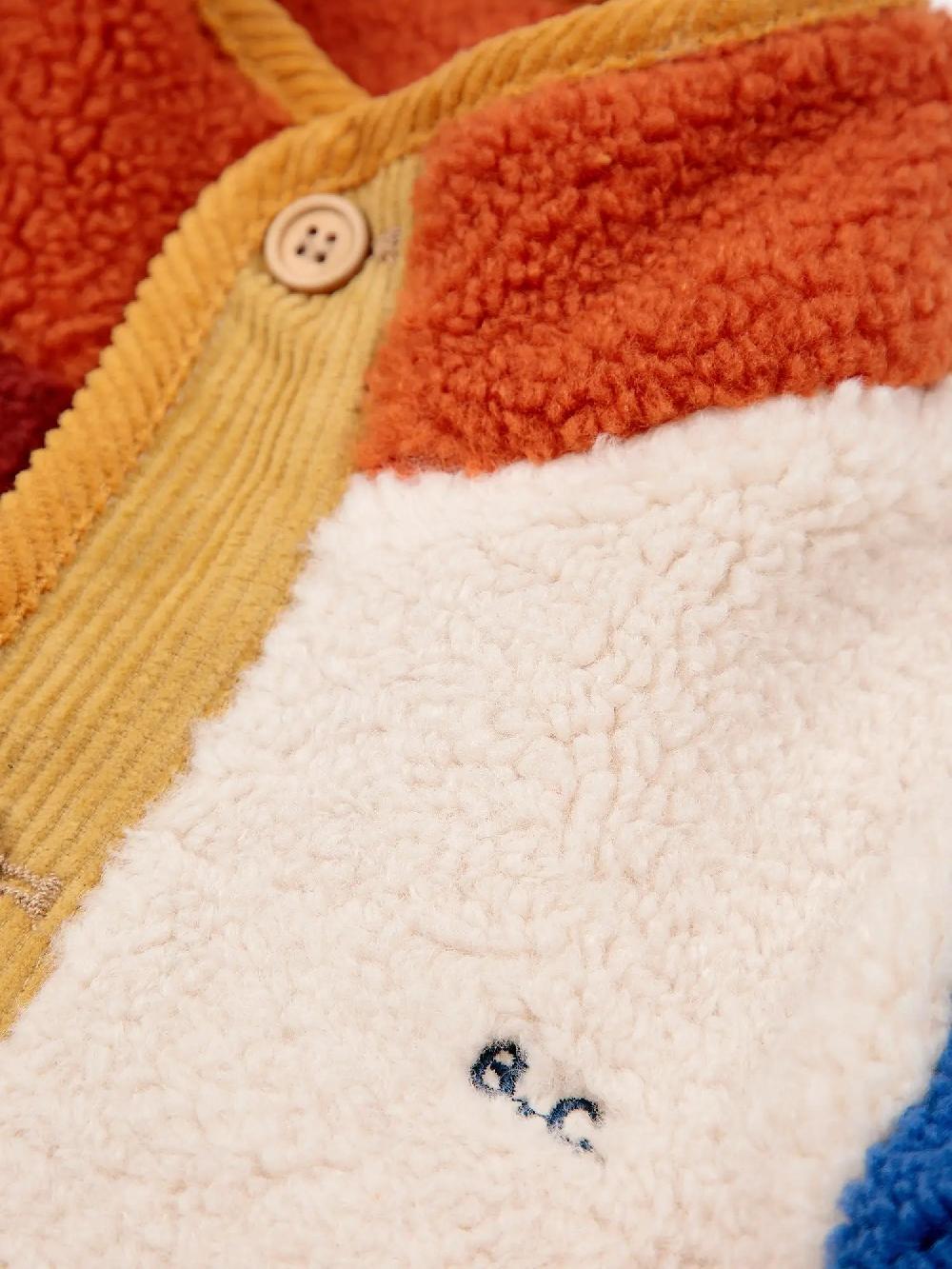 Bobo choses color block sheepskin jacket Mejor oferta