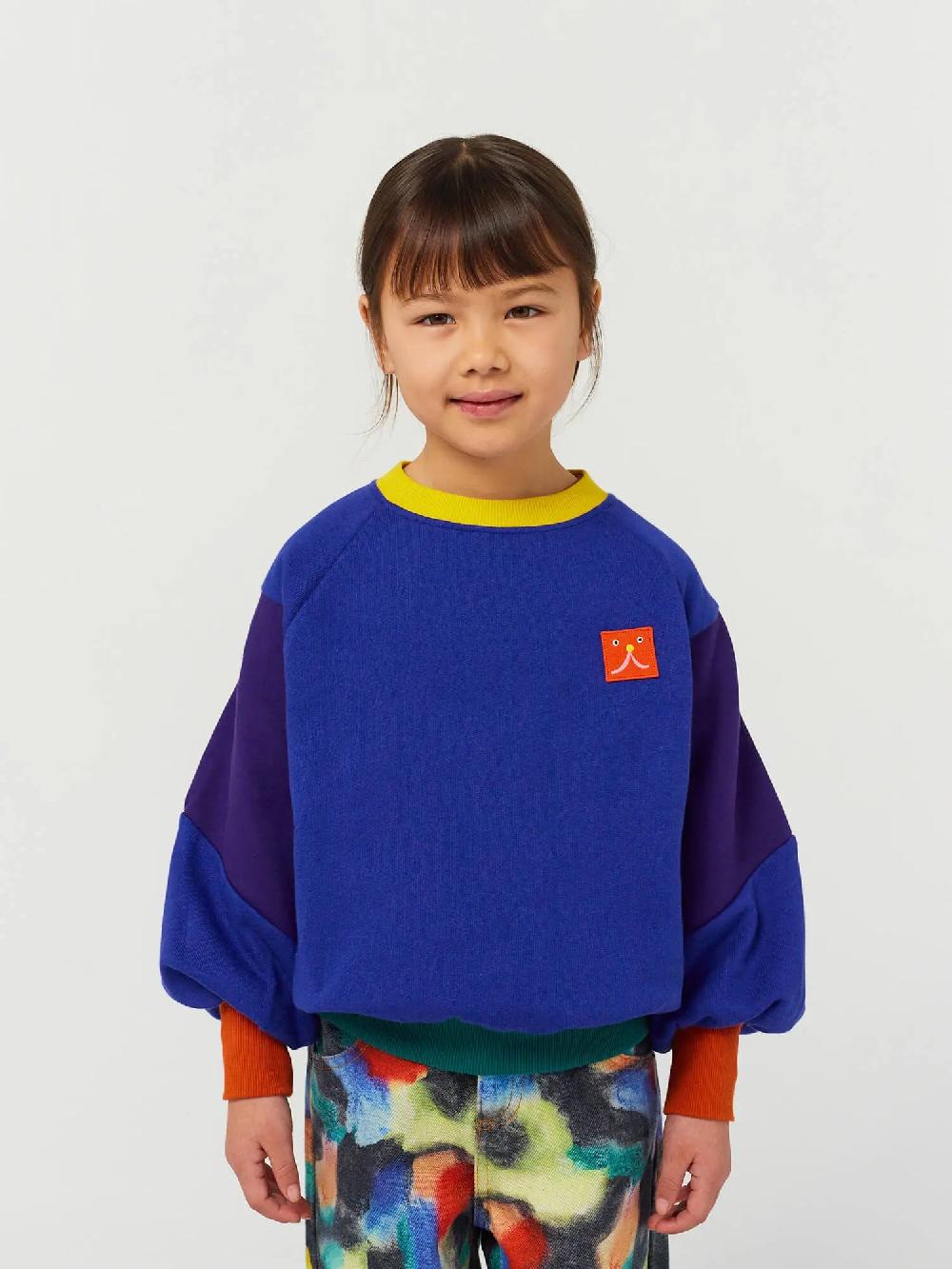 Bobo choses Funny Face patch ranglan sleeve sweatshirt Oferta especial