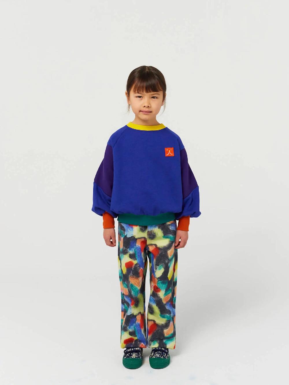 Bobo choses Funny Face patch ranglan sleeve sweatshirt Oferta especial