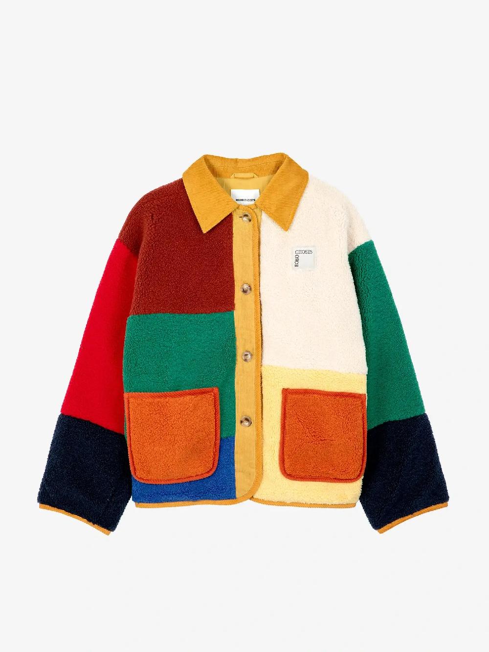 Bobo choses Color Block sheepskin jacket Envío gratis
