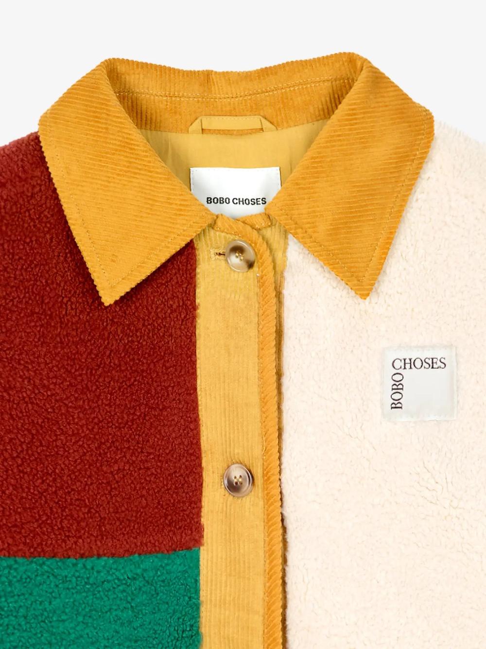 Bobo choses Color Block sheepskin jacket Envío gratis