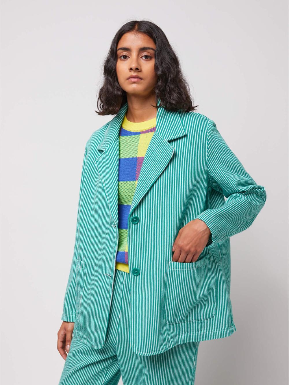Bobo choses Stripes twill relaxed blazer Últimos 3 días