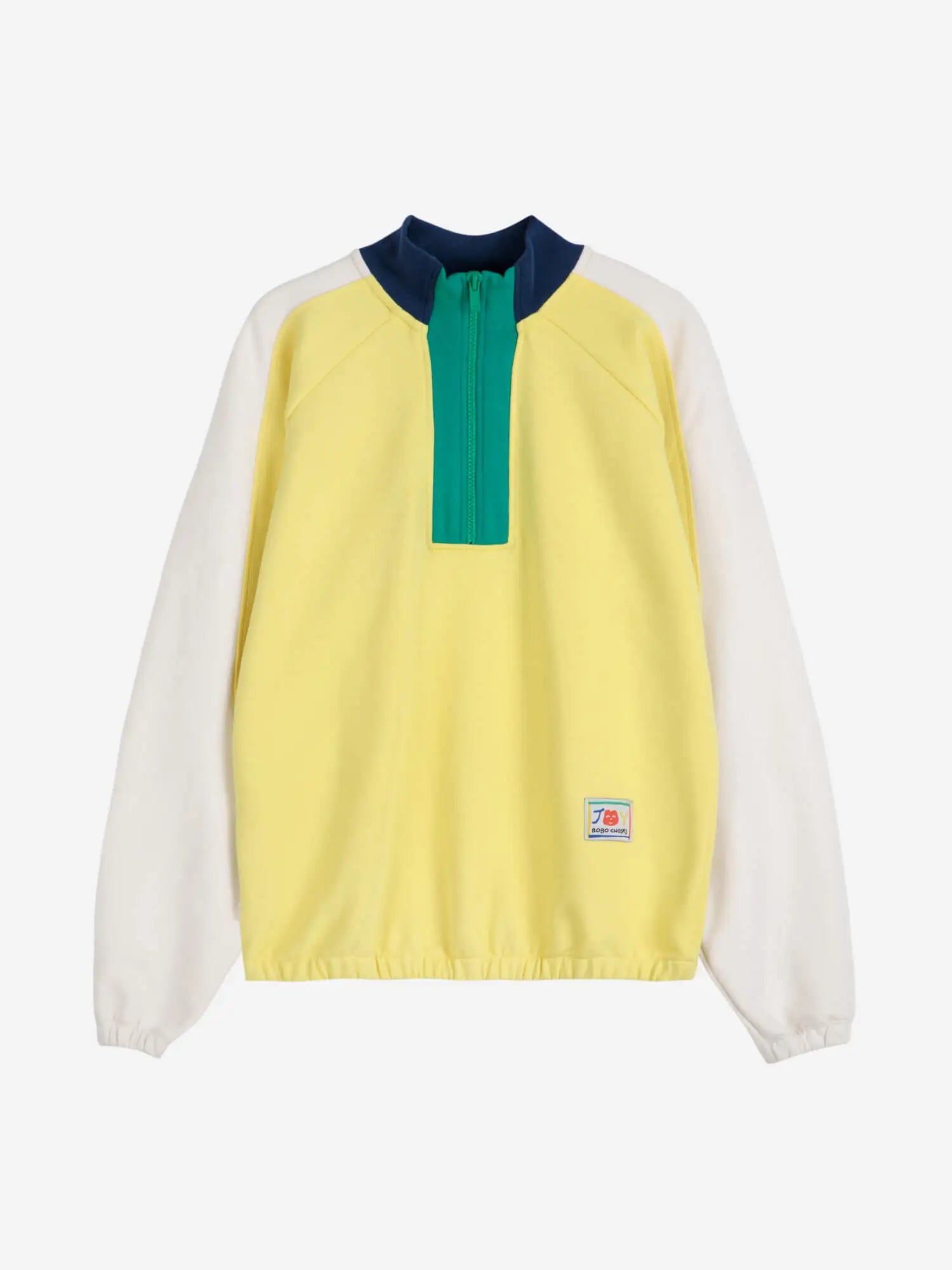 Bobo choses Color block relaxed sweatshirt Oferta especial de fábrica