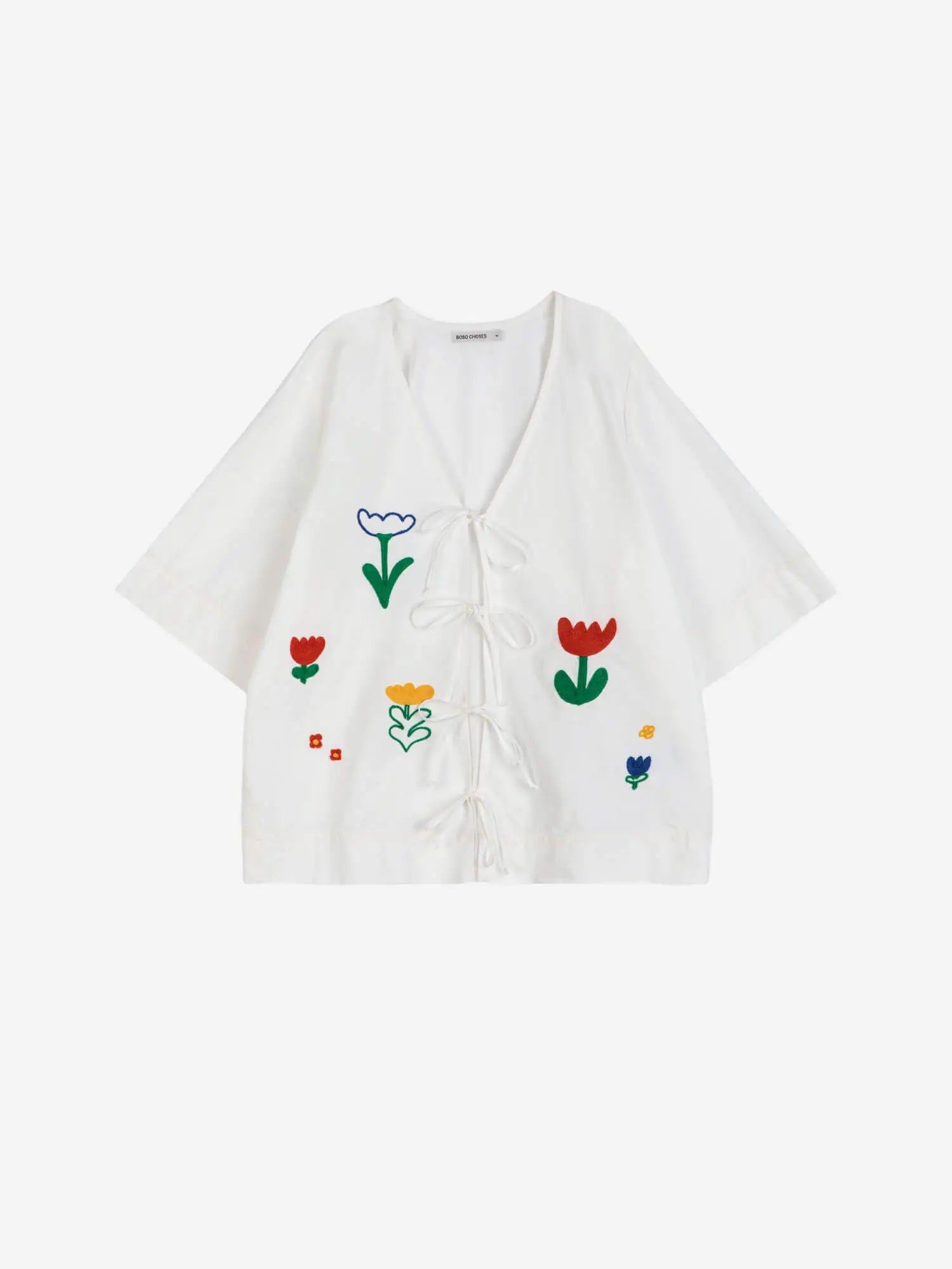 Bobo choses Garden embroidery tie blouse Superdescuento