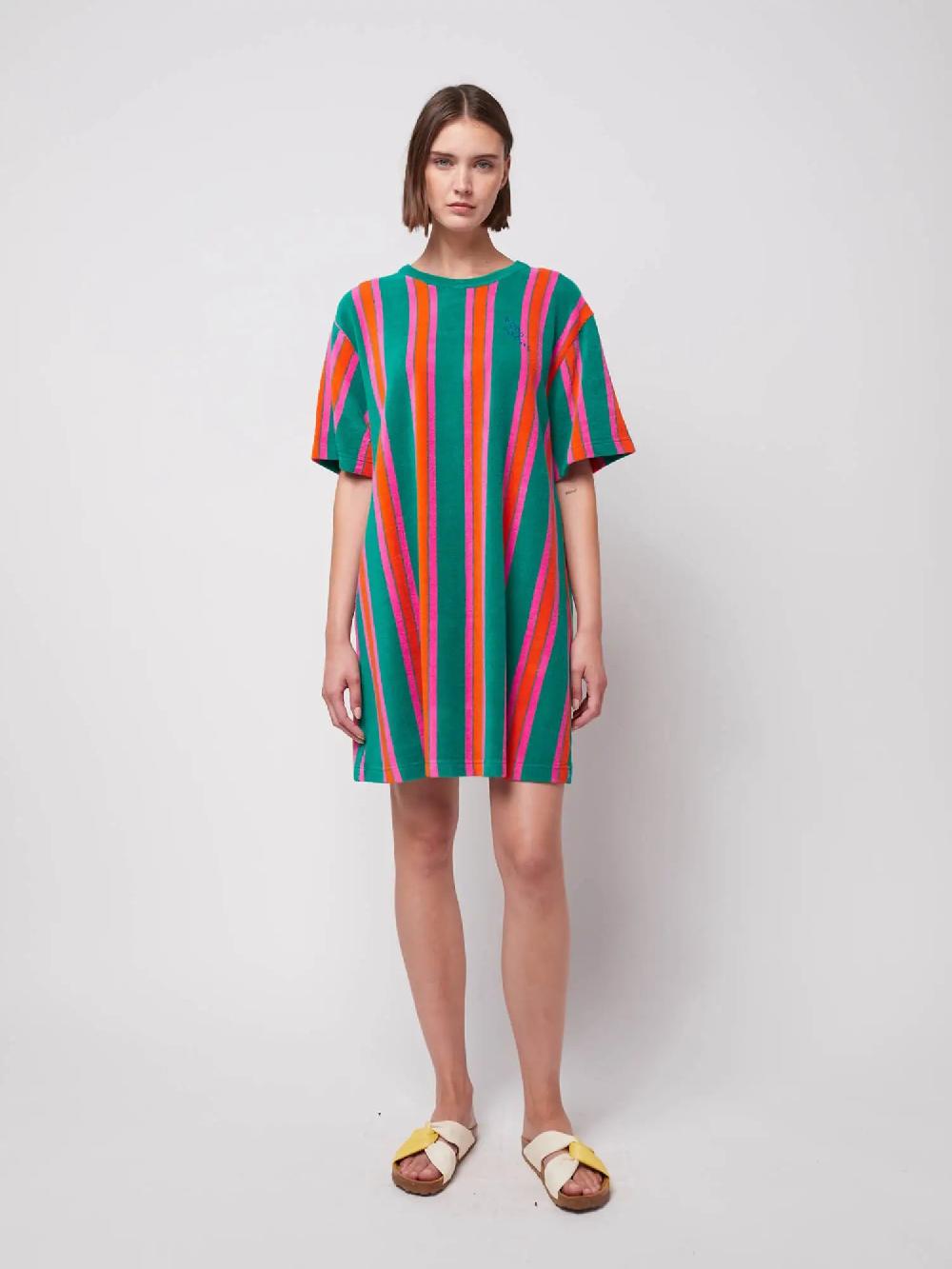 Bobo choses Stripe terry short dress Envío internacional gratuito