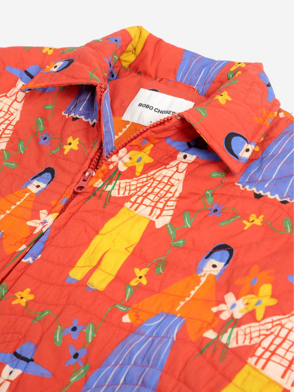 Bobo choses Couples print quilted jacket Ahorra y exporta
