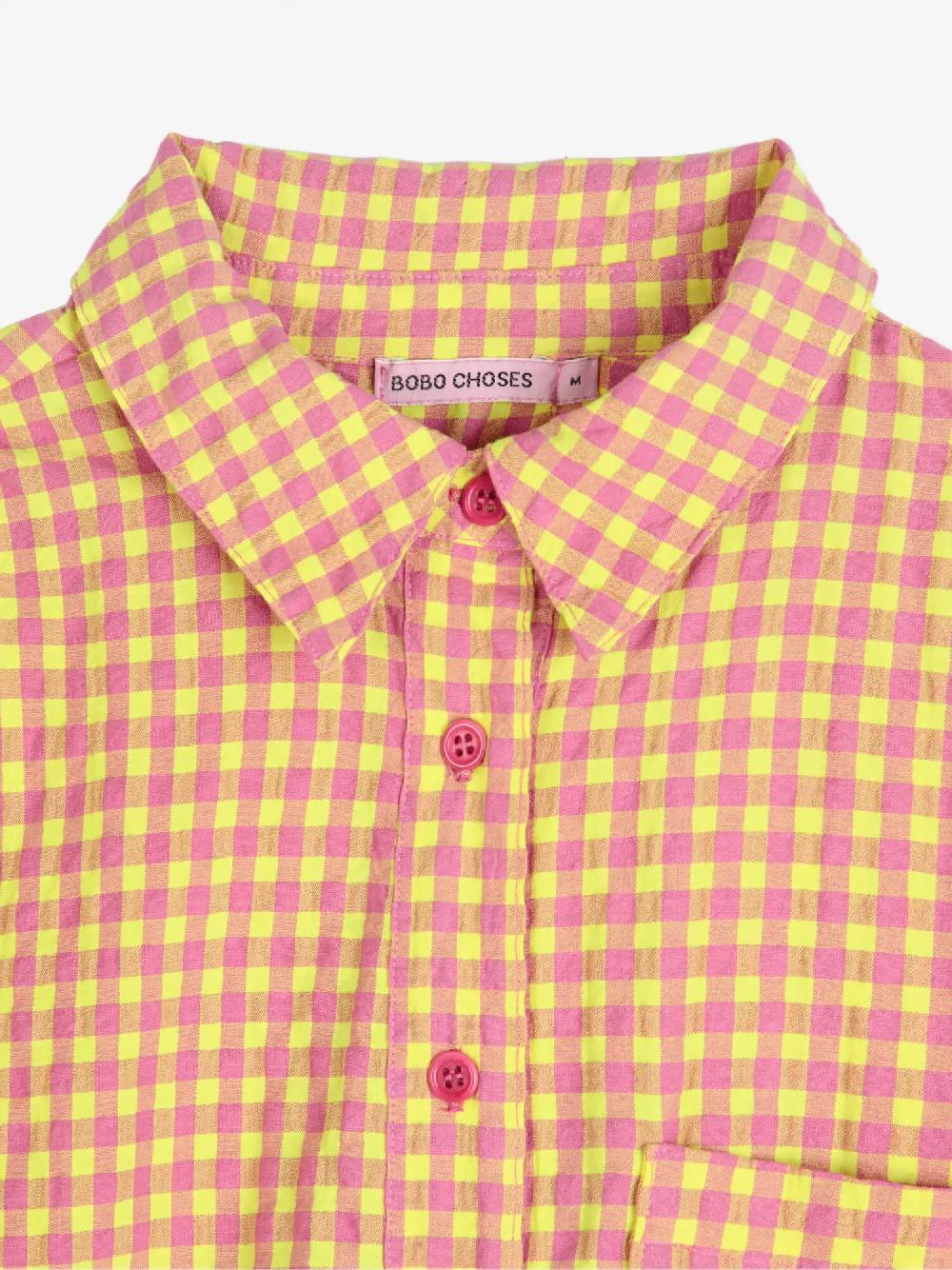 Bobo choses Vichy shirt dress Descuentos del mes