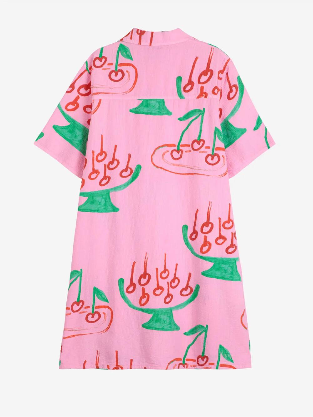 Bobo choses Cherry print mini shirt dress Última moda