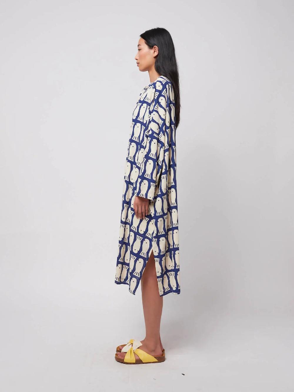 Bobo choses Lucky Fish print viscose tunic dress Grandes ahorros